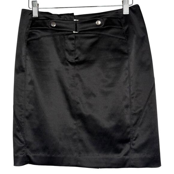 bebe Dresses & Skirts - bebe black stretchy shiny pencil skirt Size 4